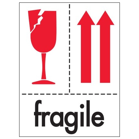 Bsc Preferred 4 x 6'' - ''Do Not Stack'' Labels, Style 1, 500PK BUY00025562